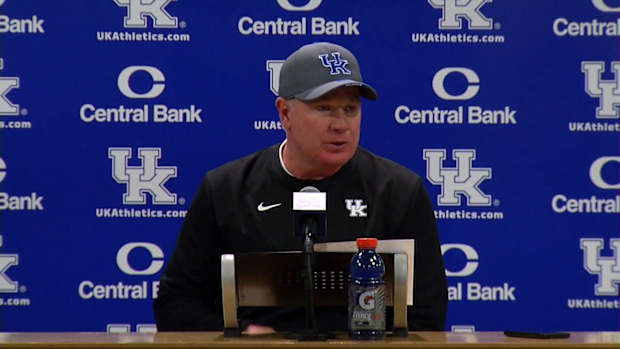 Watch: Mark Stoops Speaks After Kentucky's 27-17 Win Over Mississippi State
